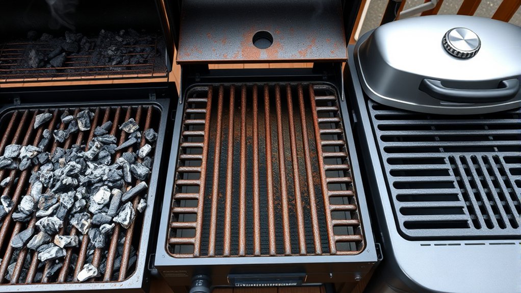 grill maintenance varies significantly