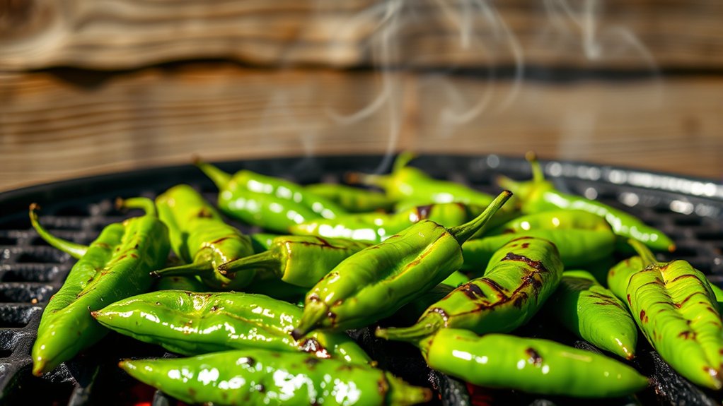 grill shishito peppers easily