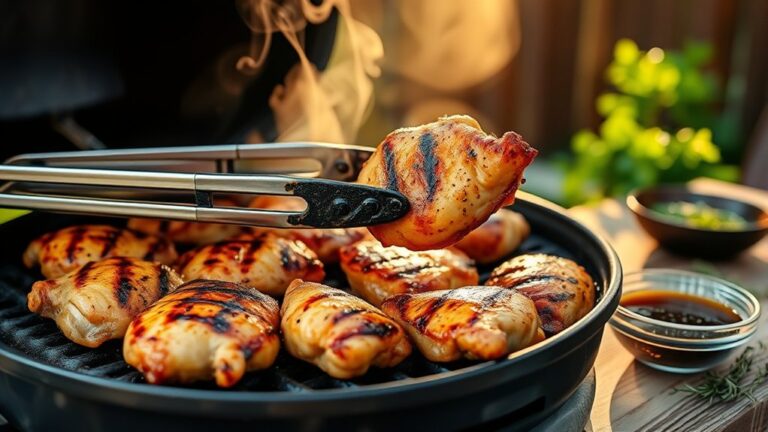 grill skinless boneless thighs