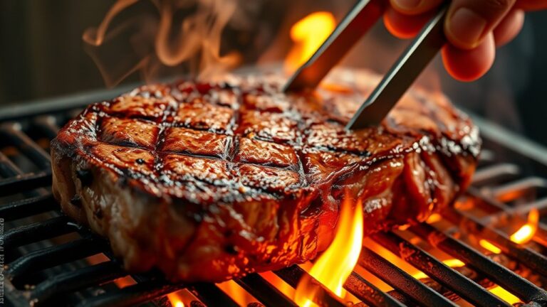 grill steak quickly high