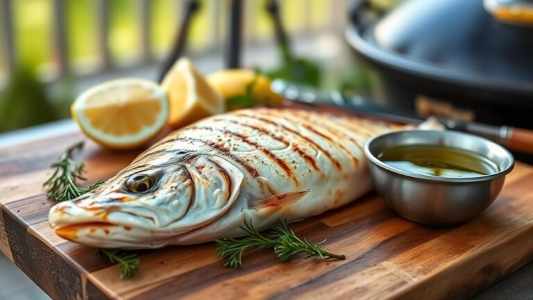 grill walleye in four