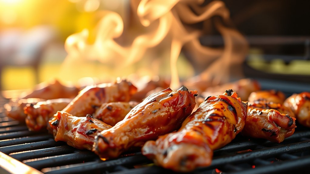 grill wings for 25 minutes