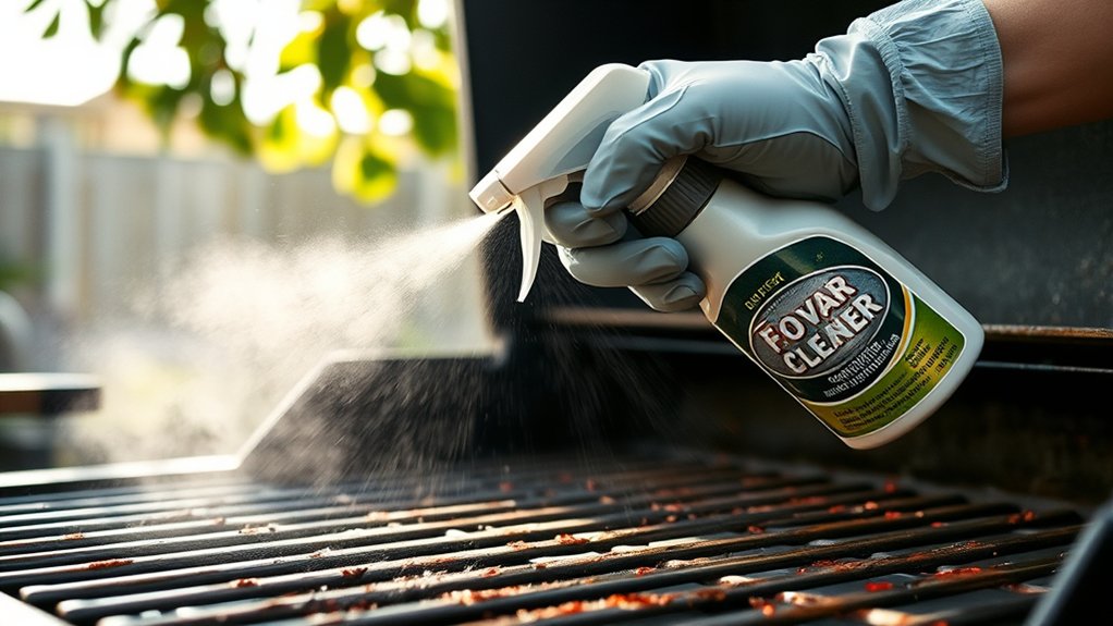 harsh chemicals damage grills