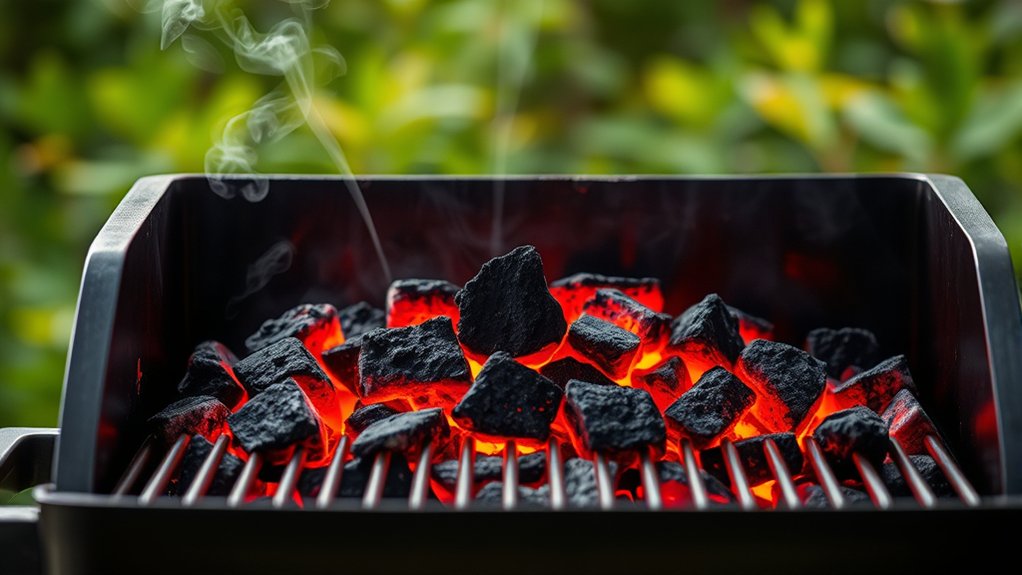 high quality charcoal searing zone