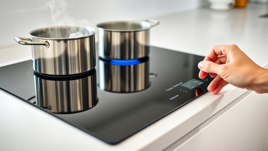 identifying induction glass cooktops