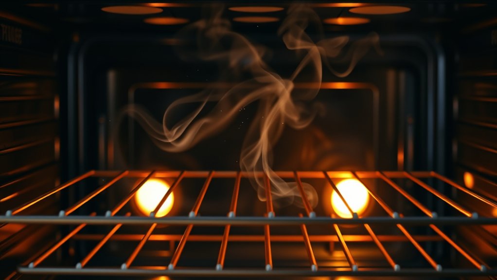 initial burn off smell