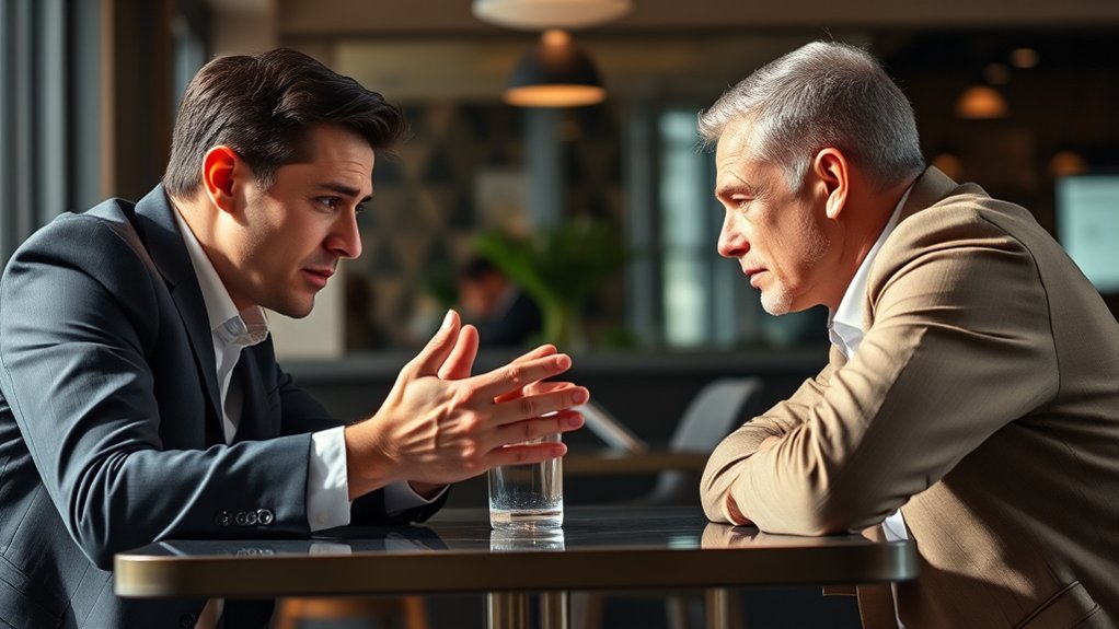 intense probing question exchange