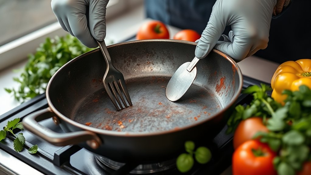 lead leaches from damaged cookware