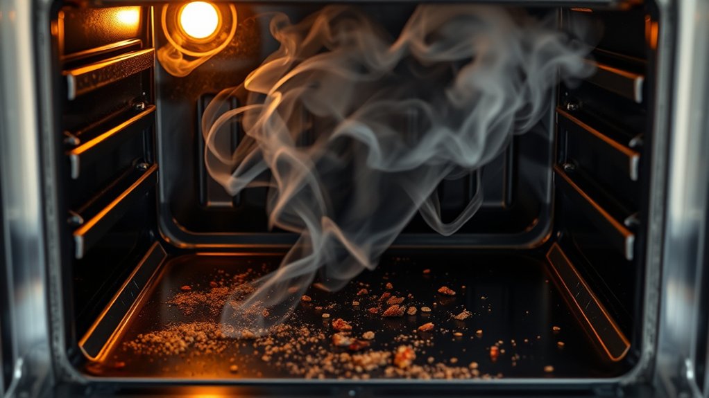 leftover food causes smoke
