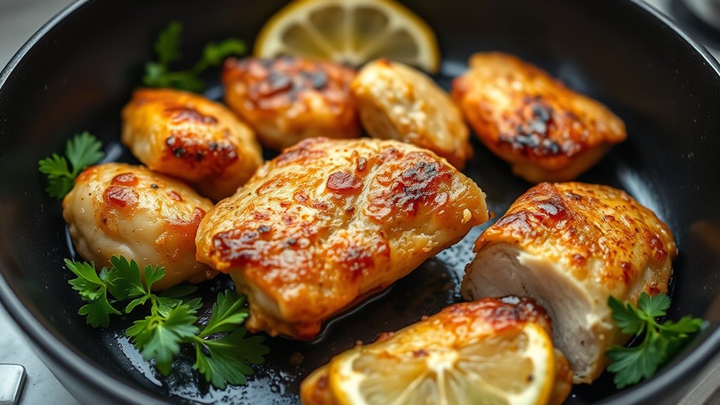 less oil healthier chicken