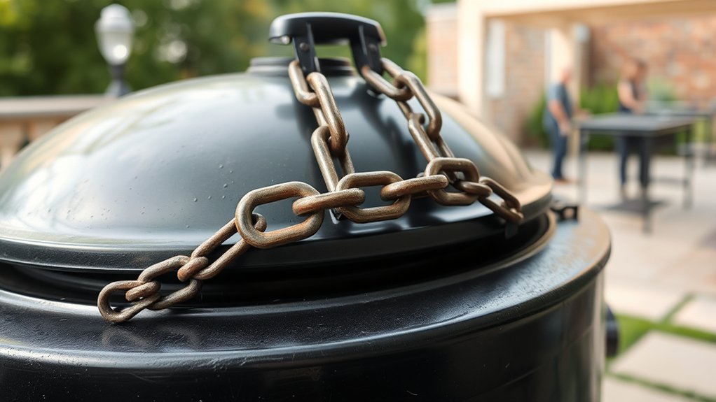 lid control ensures safety