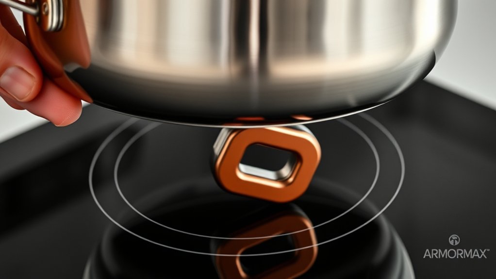magnetic cookware enables induction