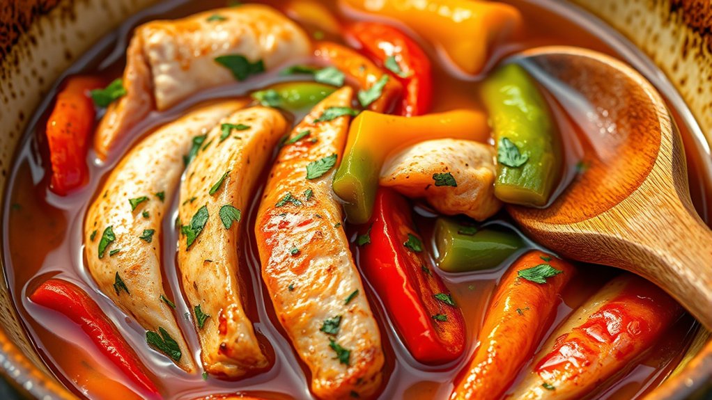 marinate meat and vegetables