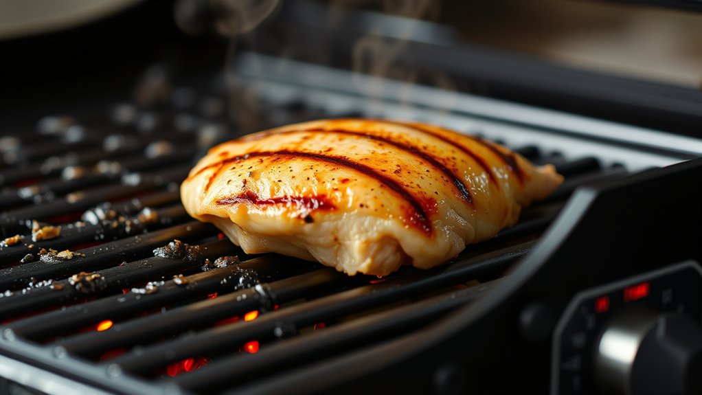 optimal chicken grill temperature