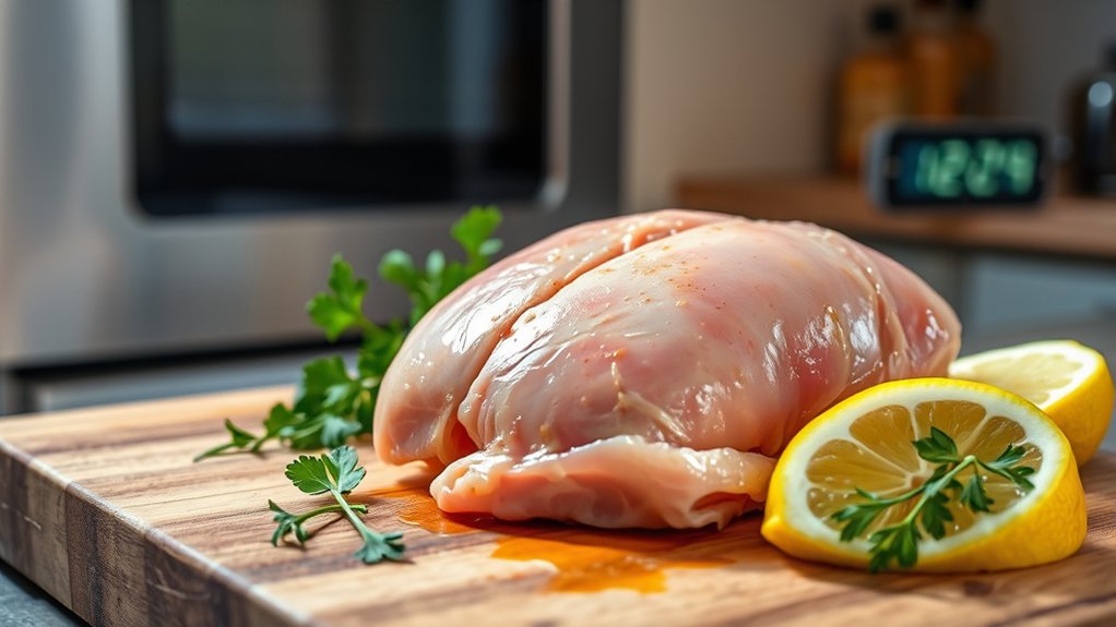 oven cooked chicken breast duration