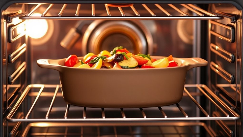 oven safe but temperature limited
