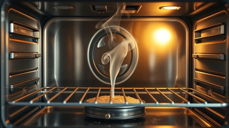 oven smoking during preheat