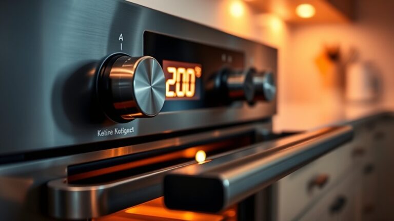 oven temperature is warm