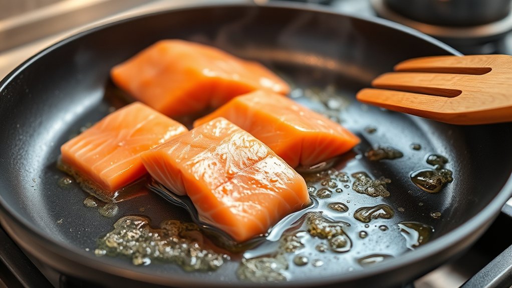 pan fried skinless salmon timing