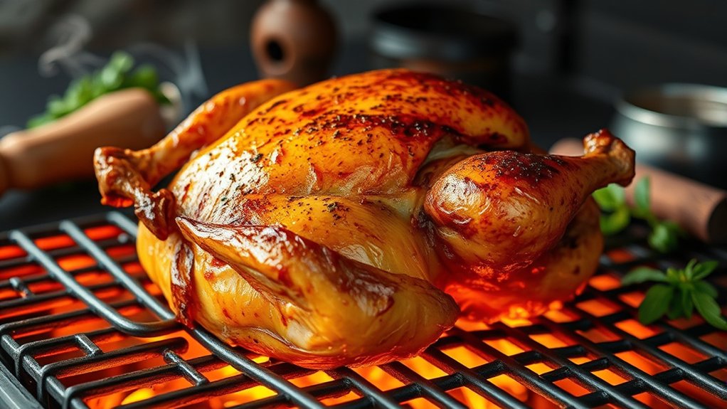 pellet grill beer chicken