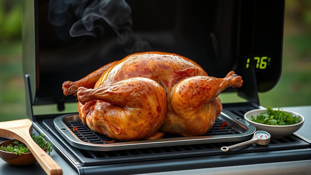 pellet grill turkey cooking time