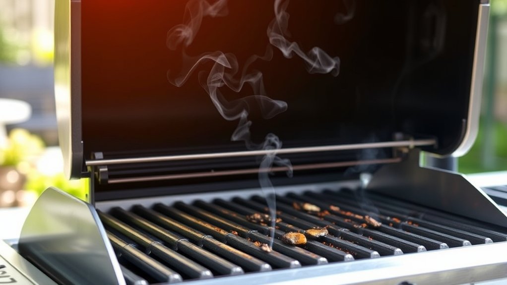 preheat before cleaning grill