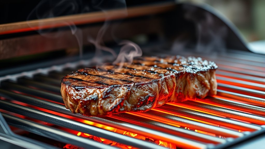 preheat grill for sear