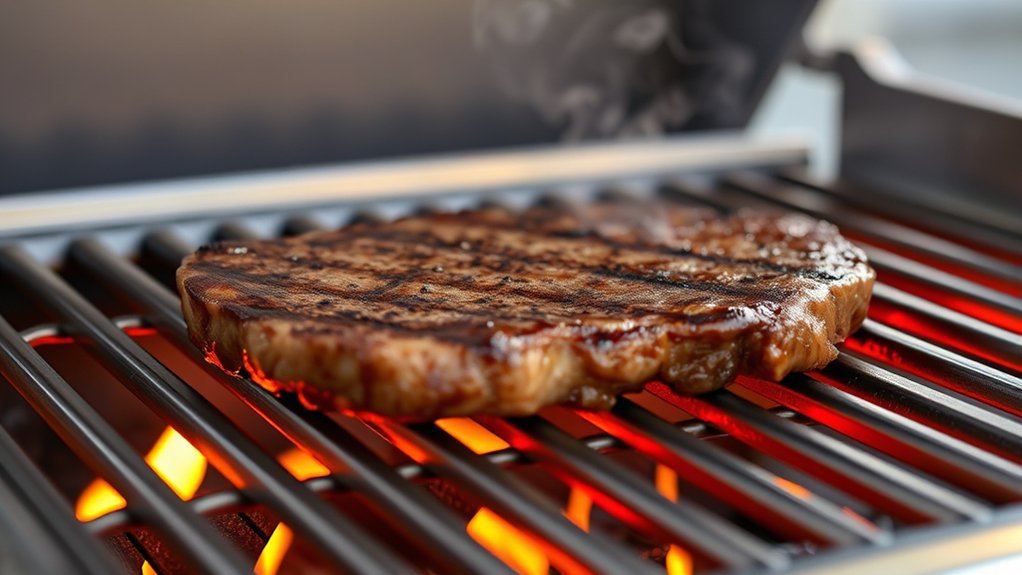 preheat grill for searing