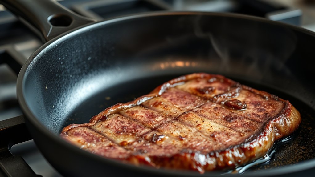 preheat high sear quickly