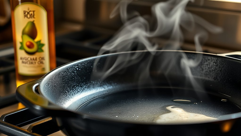 preheat select high smoke oil
