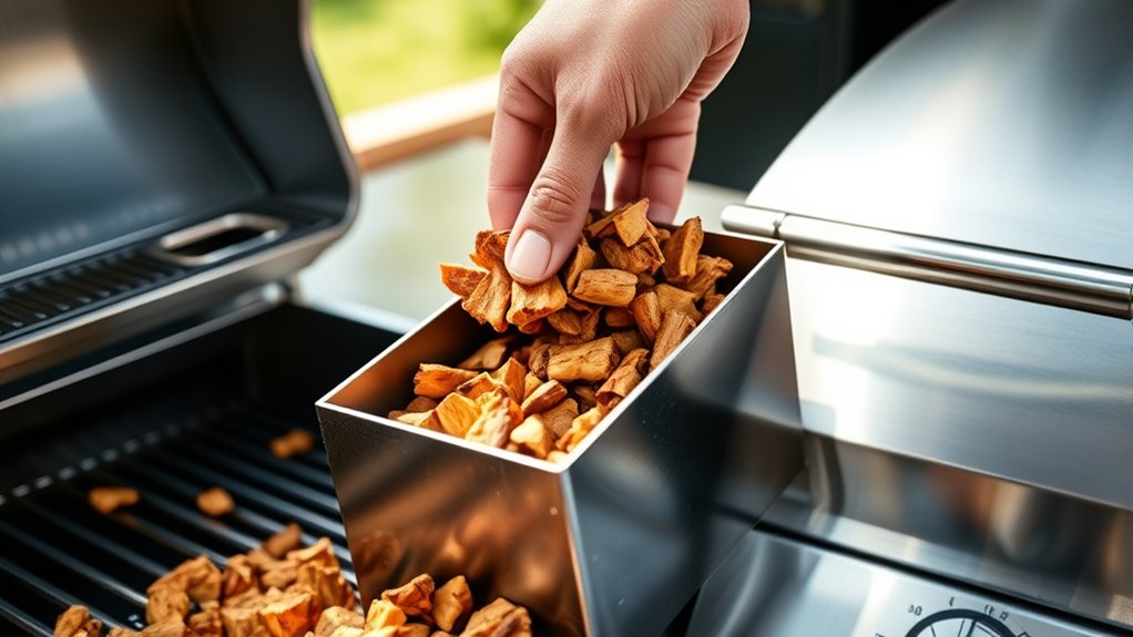 prepare chips for smoking