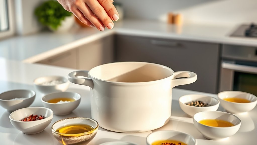 preparing ceramic cookware properly