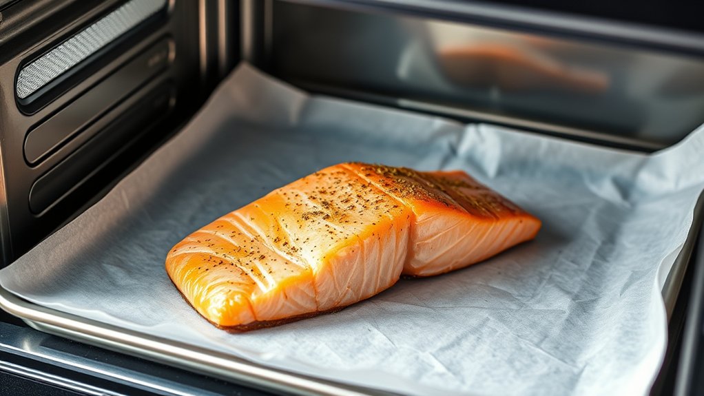 properly reheat pre cooked salmon