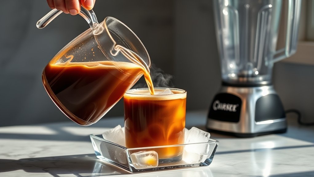 quickly cool brewed coffee