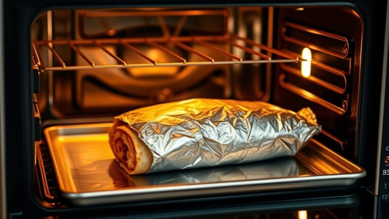reheat burrito oven method