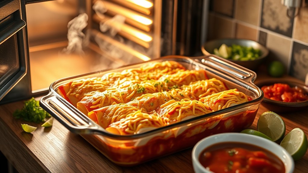 reheat enchiladas oven method