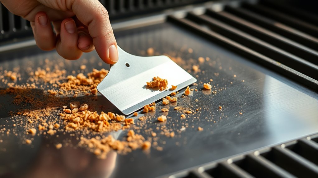 remove debris before cleaning