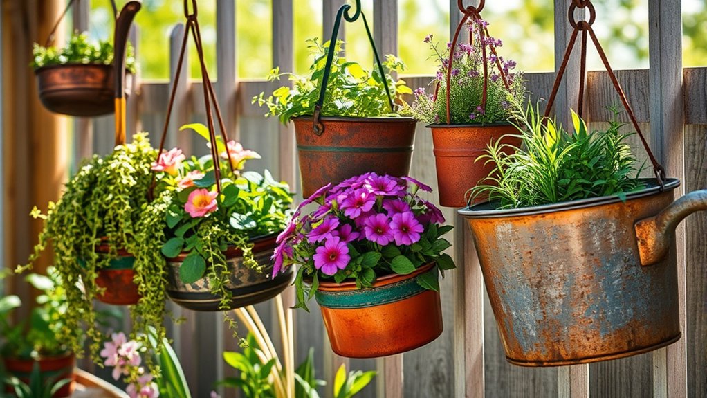 repurpose cookware for gardening