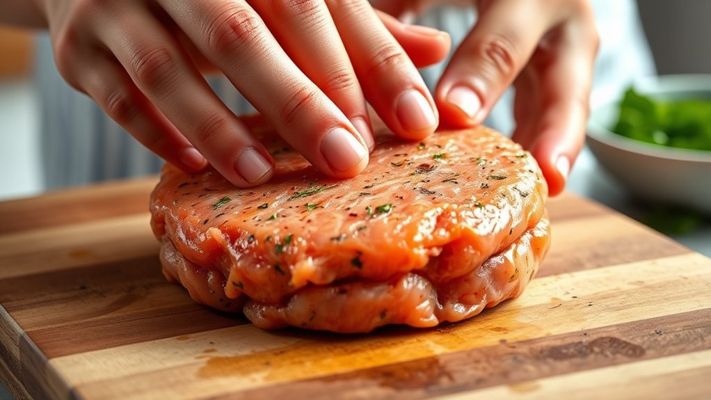 salmon patties hold shape