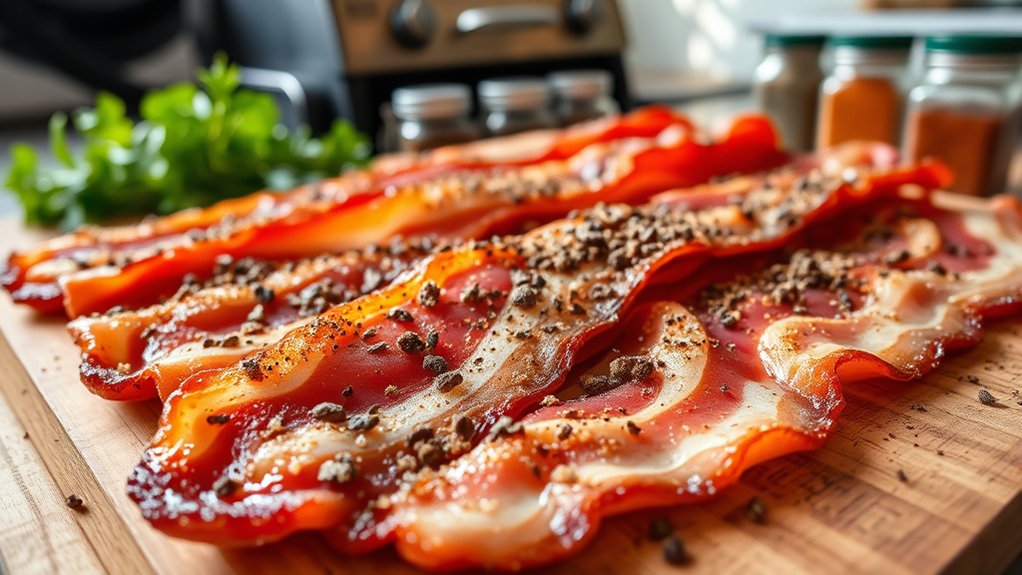 season bacon with flavorful rubs