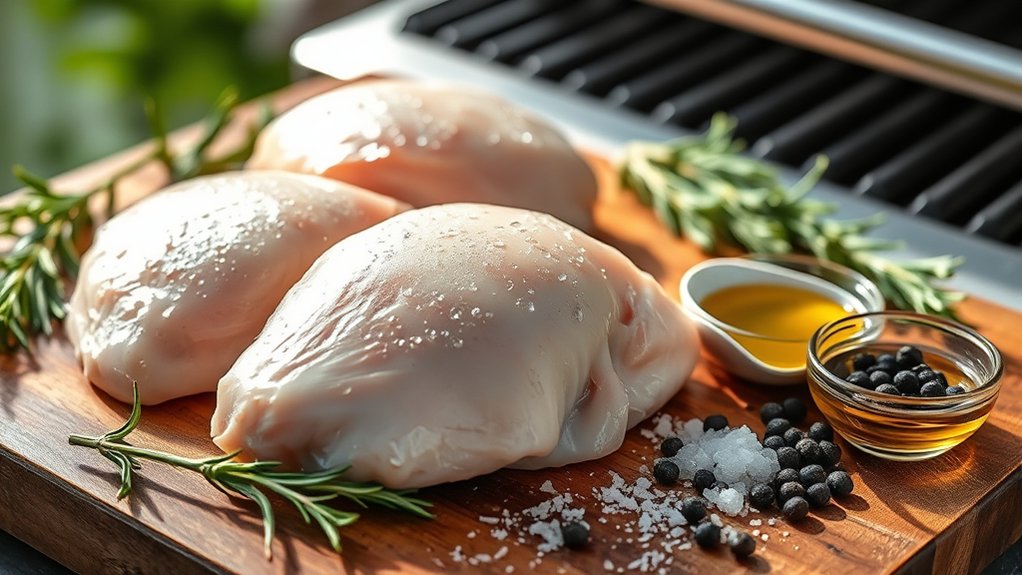 season frozen chicken with dry rub