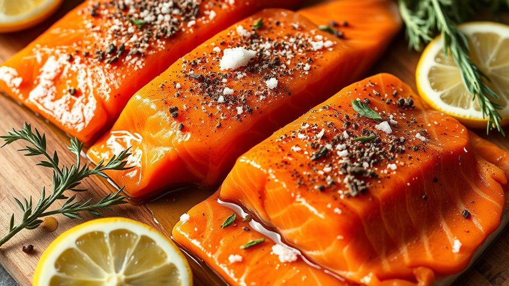 season with herbs and citrus