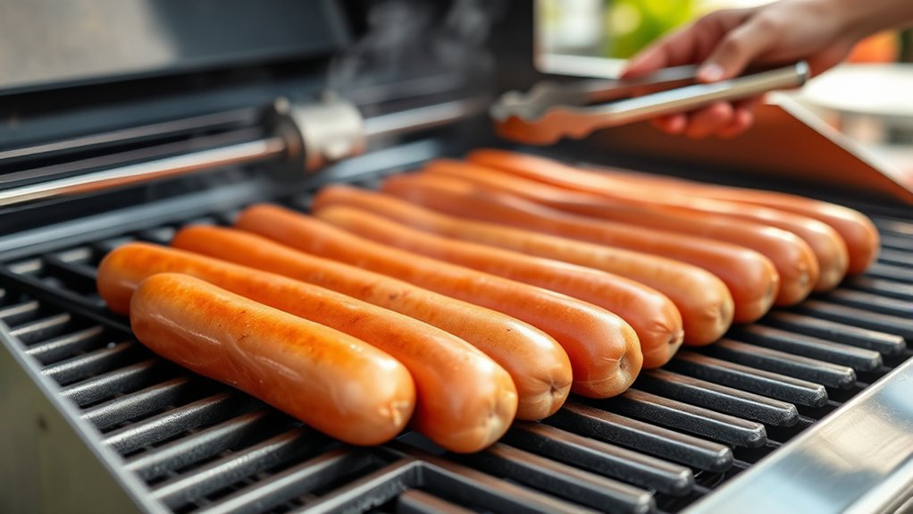 select prep score hot dogs