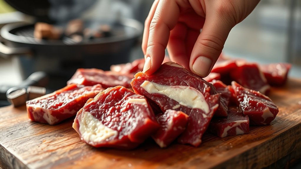 select well marbled fresh oxtails