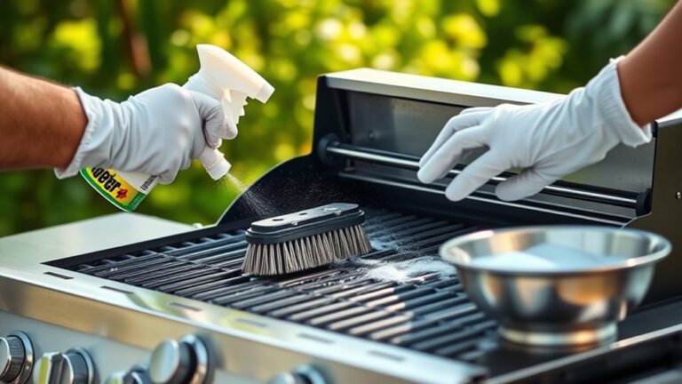 simple weber grill cleaning