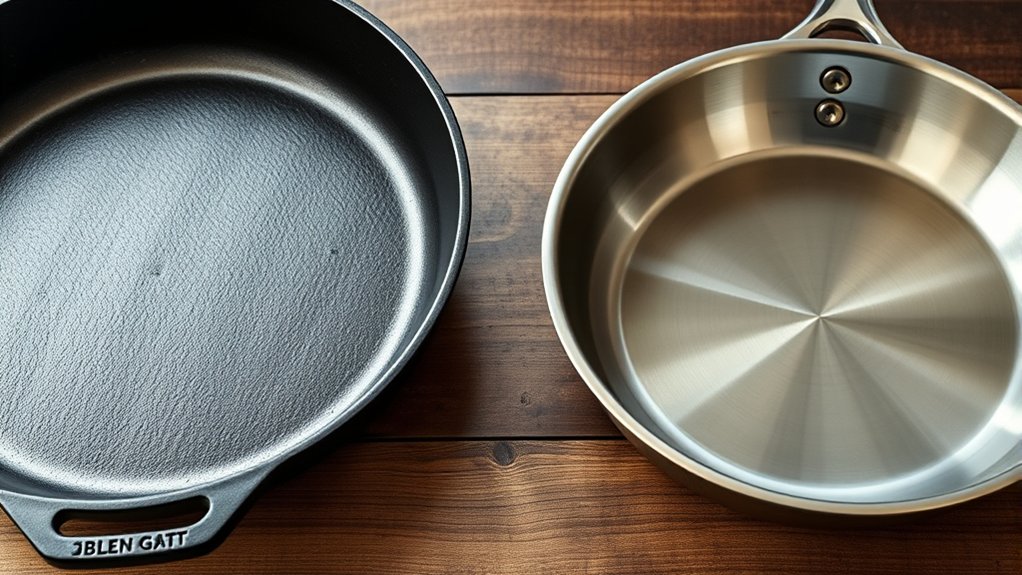 skillet shape impacts cooking