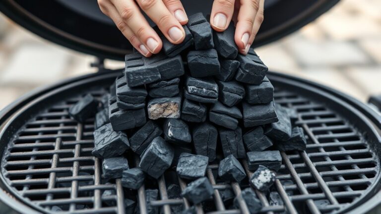 stacking charcoal properly