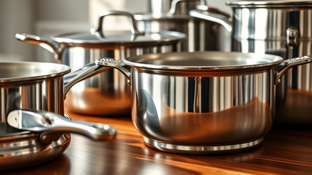 stainless steel cookware features