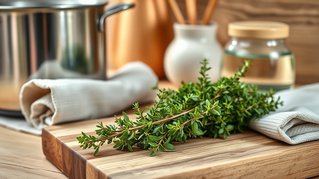 store thyme properly refrigerated