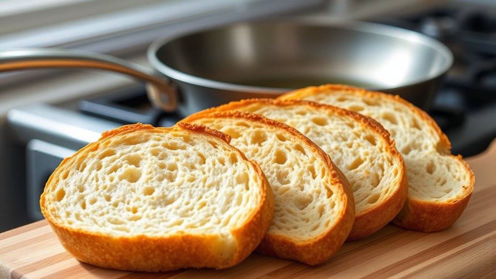 sturdy thick dry bread